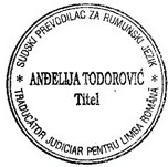 Sudski prevodilac za rumunski jezik